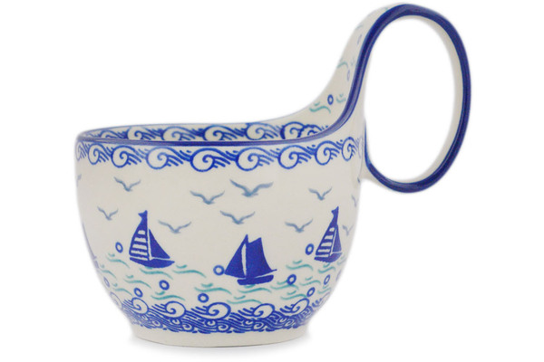 Bowl with Loop-Handle 6"