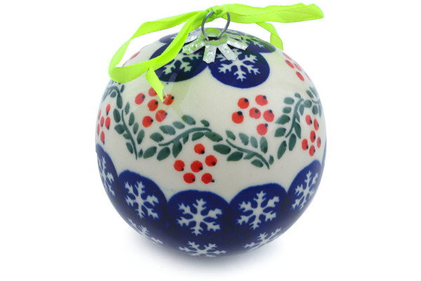 Christmas Ball Ornament 4"