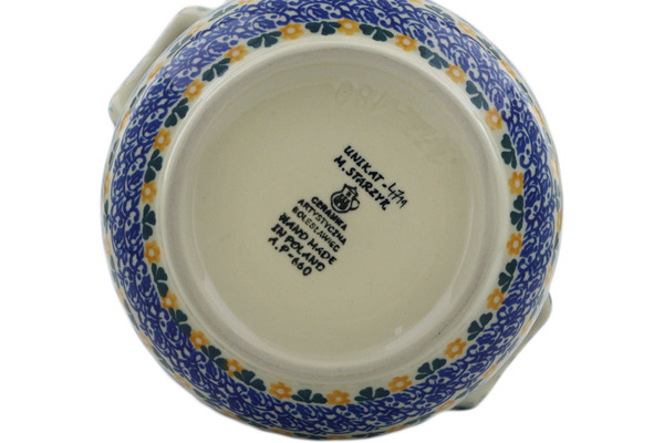 Jar with Lid and Handles 7"