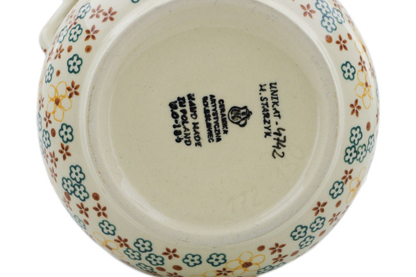 Jar with Lid and Handles 7"