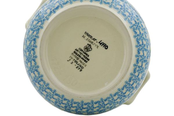 Jar with Lid and Handles 7"