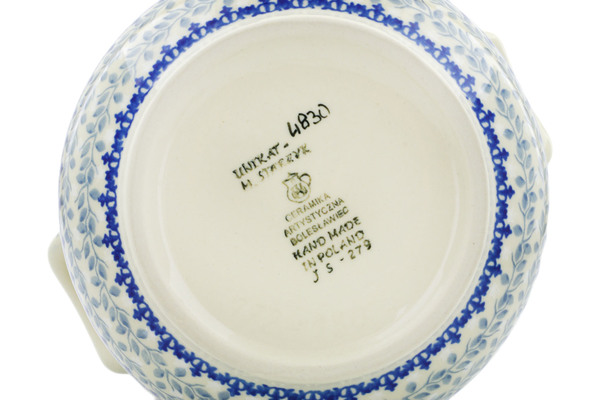 Jar with Lid and Handles 7"