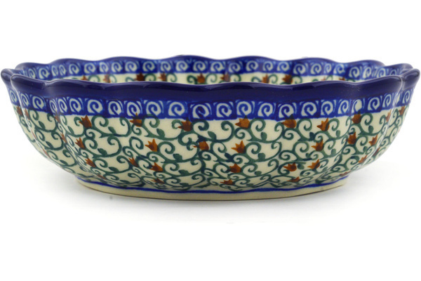 Scalloped Fluted Bowl 7"