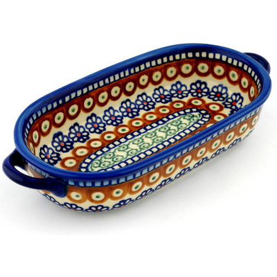Oval Baker with Handles 9"