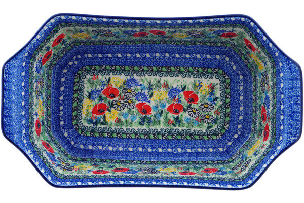 Rectangular Baker with Handles 14"