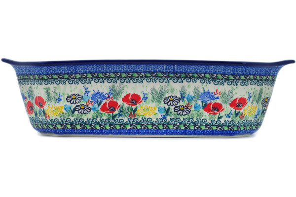 Rectangular Baker with Handles 14"