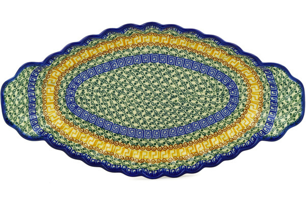 Platter with Handles 16"