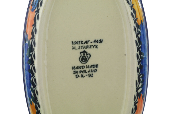 Oval Baker with Handles 9"