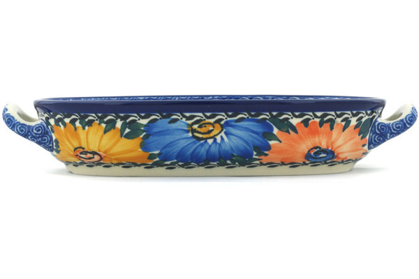 Oval Baker with Handles 9"