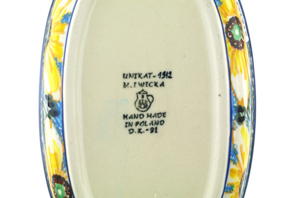 Oval Baker with Handles 9"