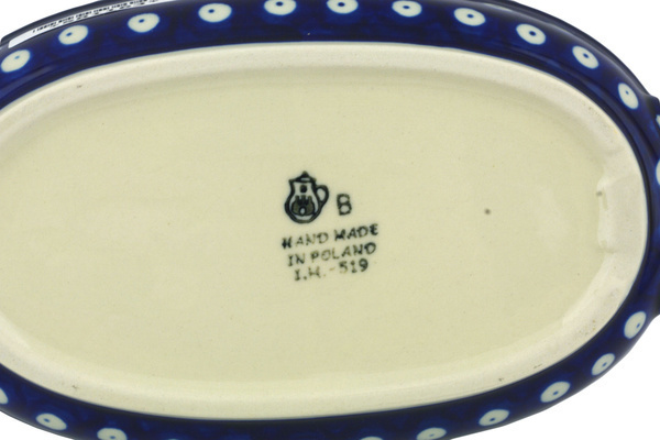 Oval Baker with Handles 9"