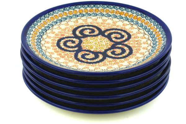 Set of 6 Plates 7"