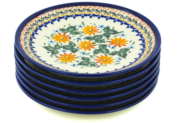 Set of 6 Plates 7"