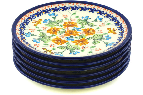 Set of 6 Plates 7"