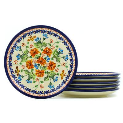 Set of 6 Plates 7"