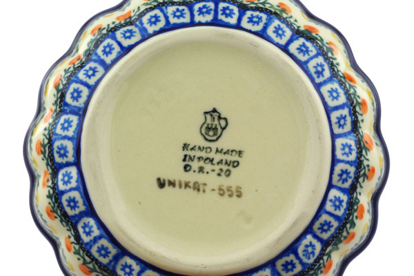 Scalloped Fluted Bowl 6"