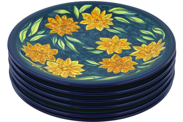 Set of 6 Plates 11"