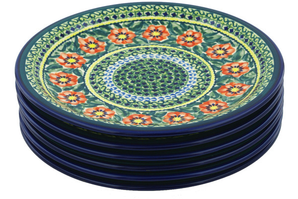 Set of 6 Plates 11"