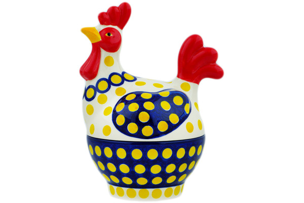 Hen Shaped Jar 8"