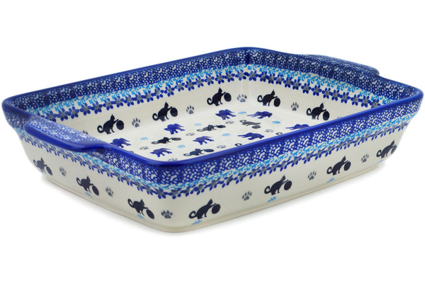 Rectangular Baker with Handles 15"