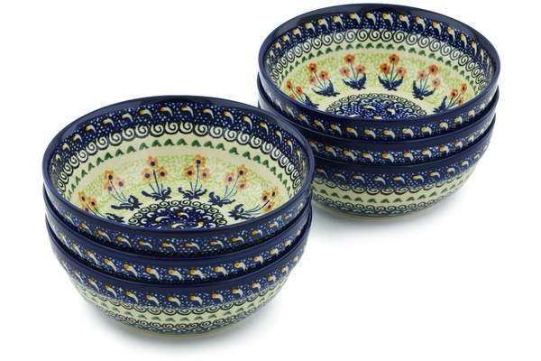Set of 6 Bowls 7"
