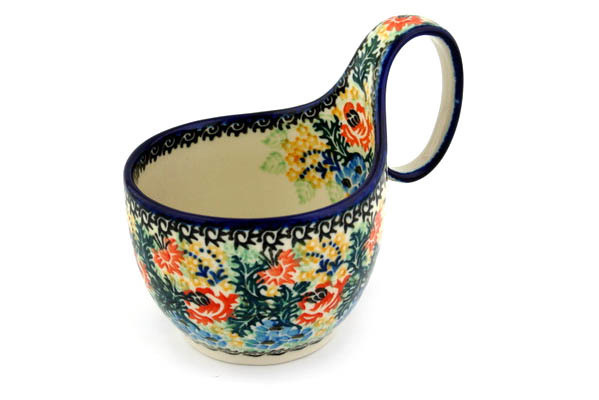 Bowl with Loop-Handle 6"