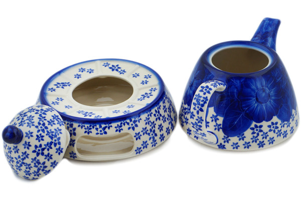 Tea or Coffee Pot with Heater 39 oz