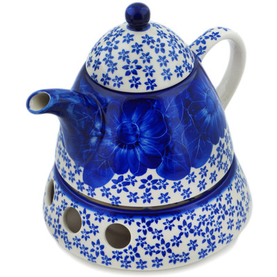 Tea or Coffee Pot with Heater 39 oz