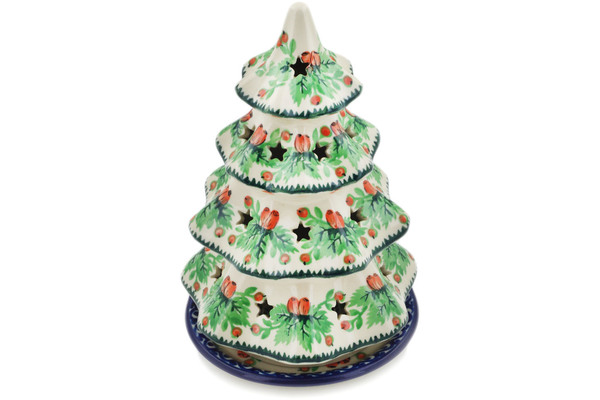 Christmas Tree Candle Holder 8"