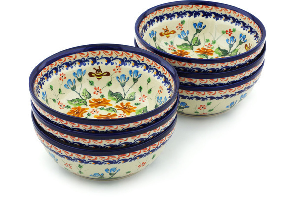 Set of 6 Bowls 7"