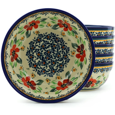 Set of 6 Bowls 7"