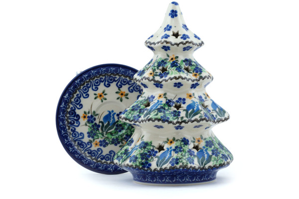 Christmas Tree Candle Holder 8"