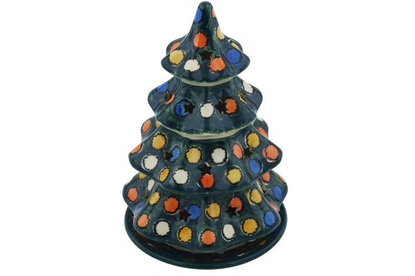 Christmas Tree Candle Holder 8"