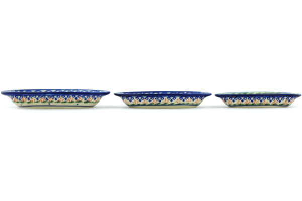 Condiment set of 3 nesting dishes: 7¼-inch, 6½-inch, 5¾-inch