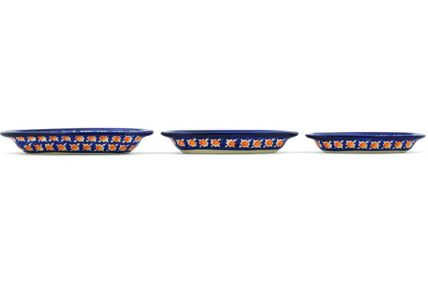 Condiment set of 3 nesting dishes: 7¼-inch, 6½-inch, 5¾-inch