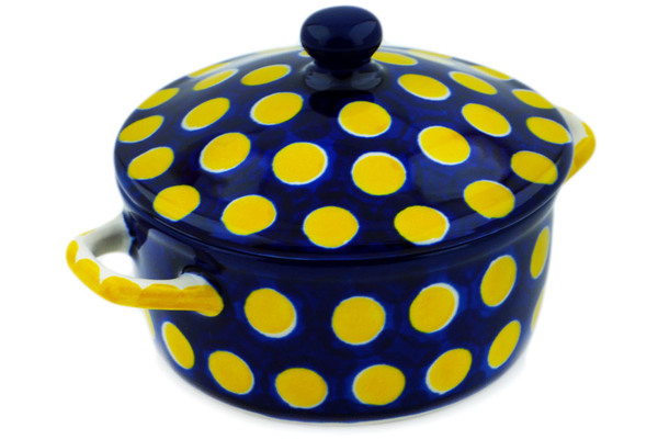 Jar with Lid and Handles 5"