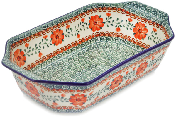 Rectangular Baker with Handles 14"