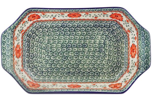 Rectangular Baker with Handles 14"