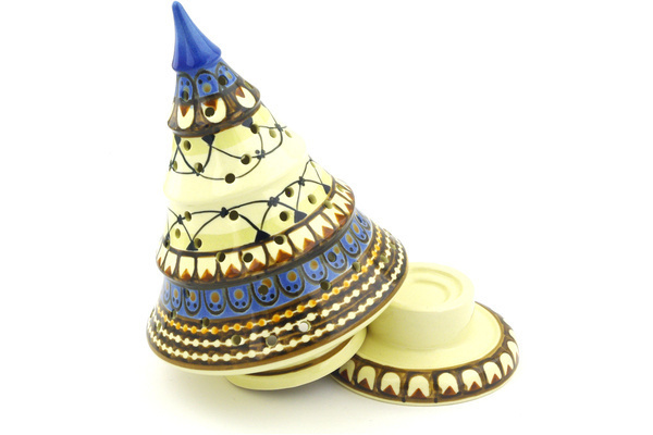 Christmas Tree Candle Holder 9"