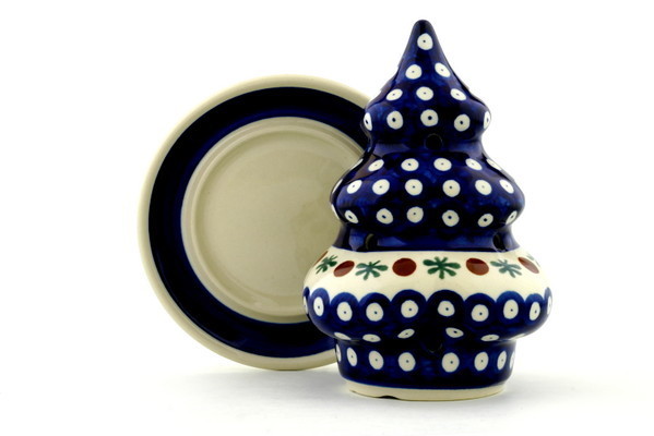 Christmas Tree Candle Holder 7"