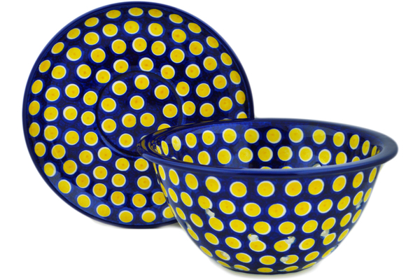 Colander with Plate 8"