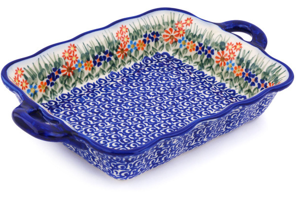 Rectangular Baker with Handles 12"