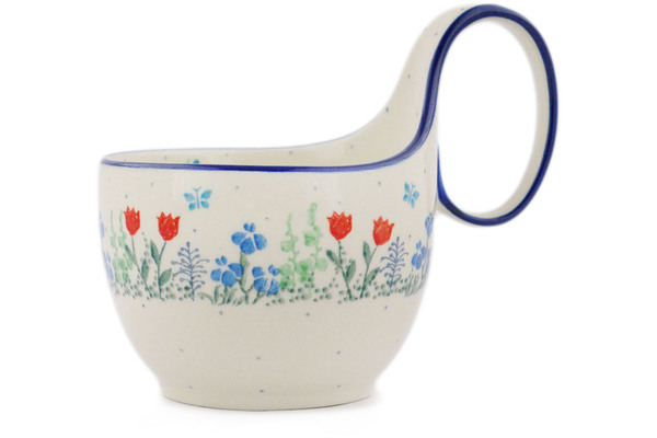 Bowl with Loop-Handle 6"