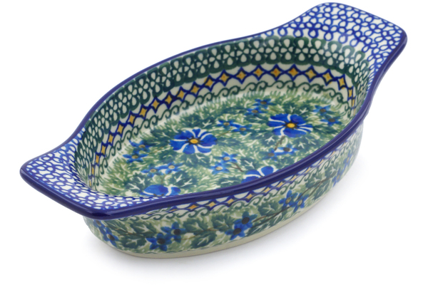 Oval Baker with Handles 9"