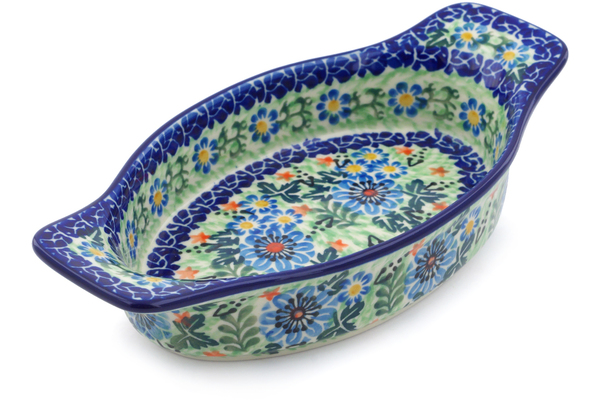 Oval Baker with Handles 9"