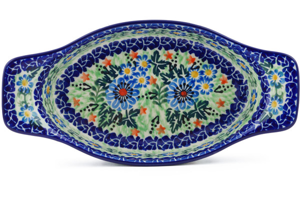 Oval Baker with Handles 9"