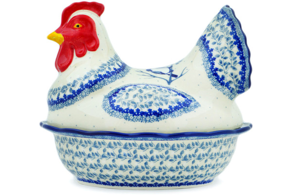 Hen Shaped Jar 9"