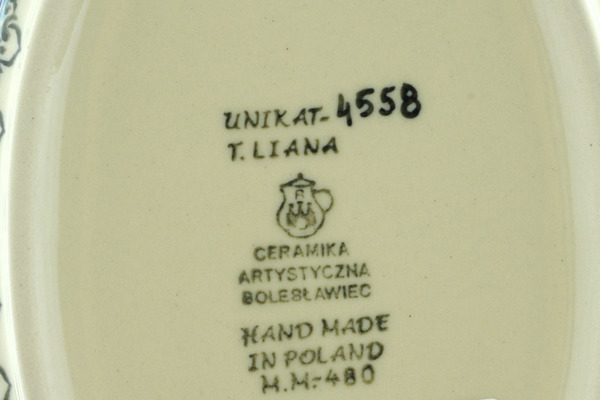 Oval Baker with Handles 9"