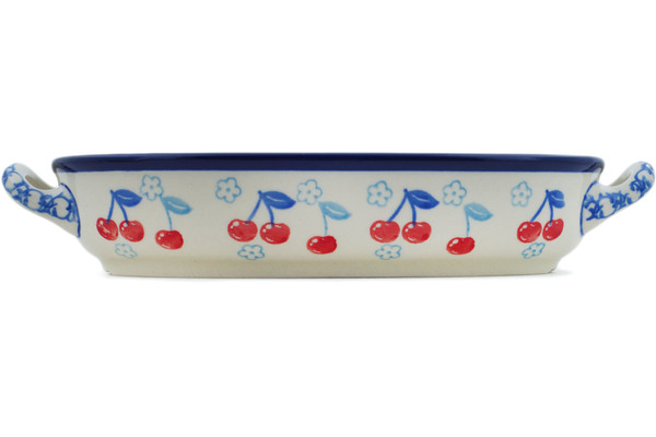 Oval Baker with Handles 9"