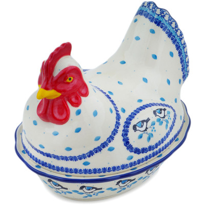 Hen Shaped Jar 9"